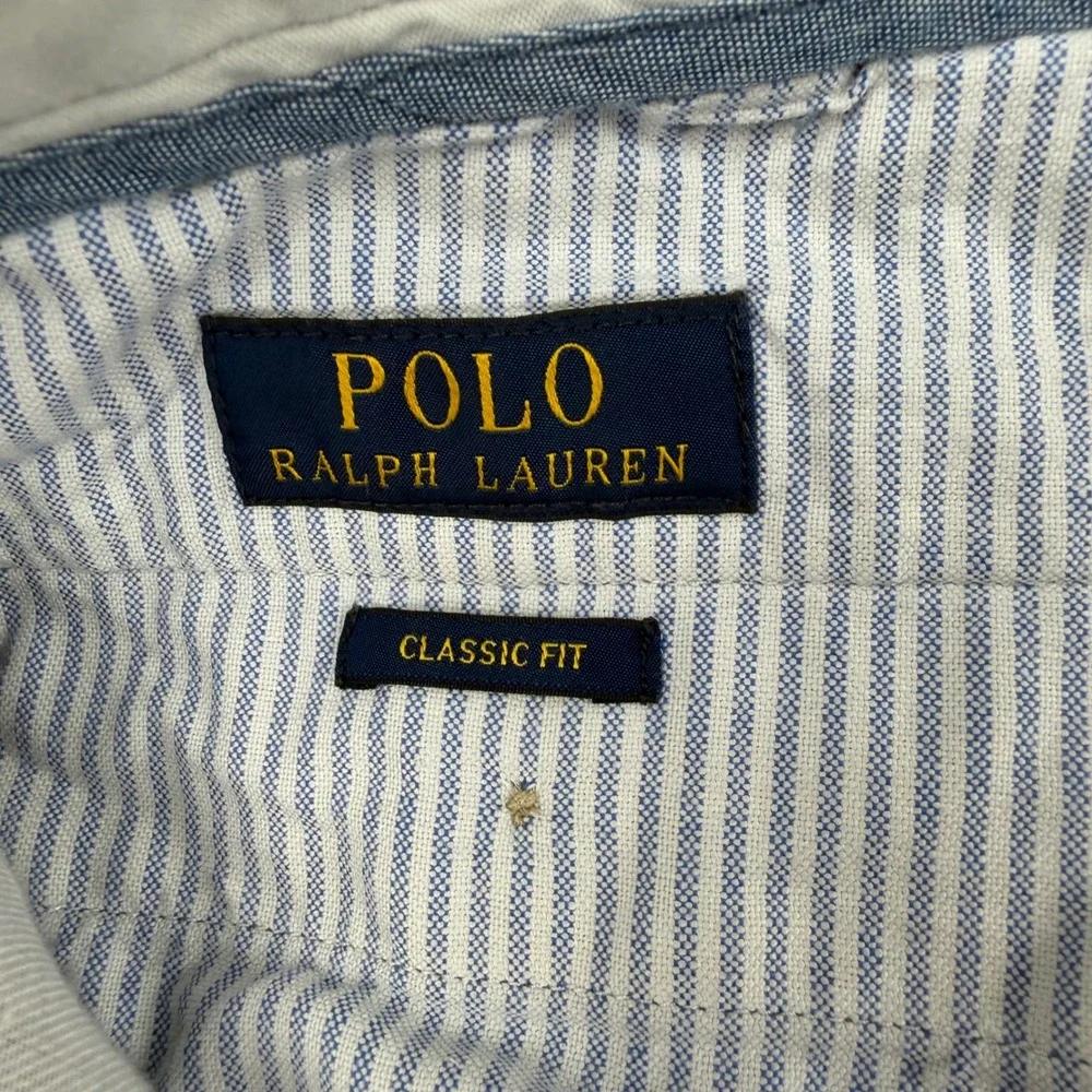 Polo Ralph Lauren Classic Fit Chino Pants 40/30 Blue Cotton Twill